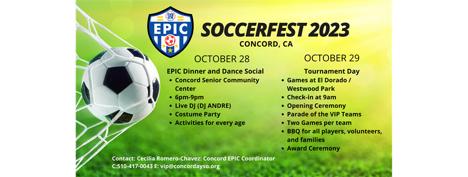EPIC (formerlly VIP) Soccerfest 2023