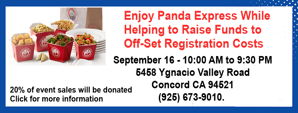 Panda Express Fundraiser - September 16