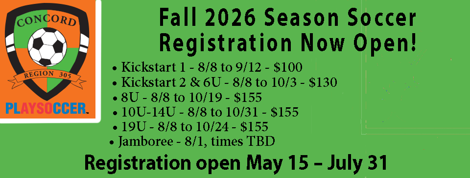 Fall MY2026 Registration Open