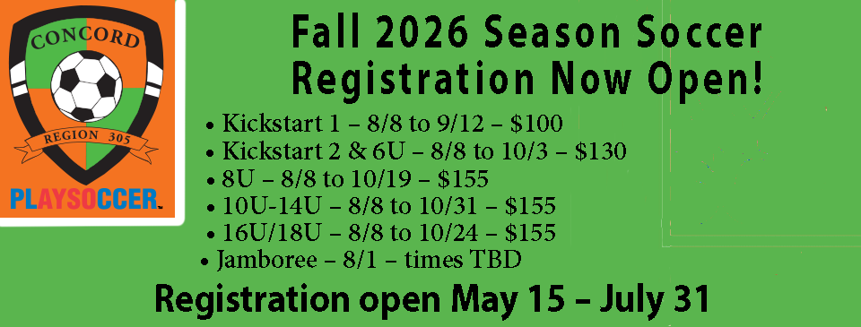 Fall MY2026 Registration Open